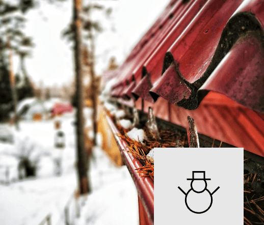 Mor Handy seasonal maintenance service cleaning gutters during winter Mor Handy seasonal maintenance service cleaning gutters during winter